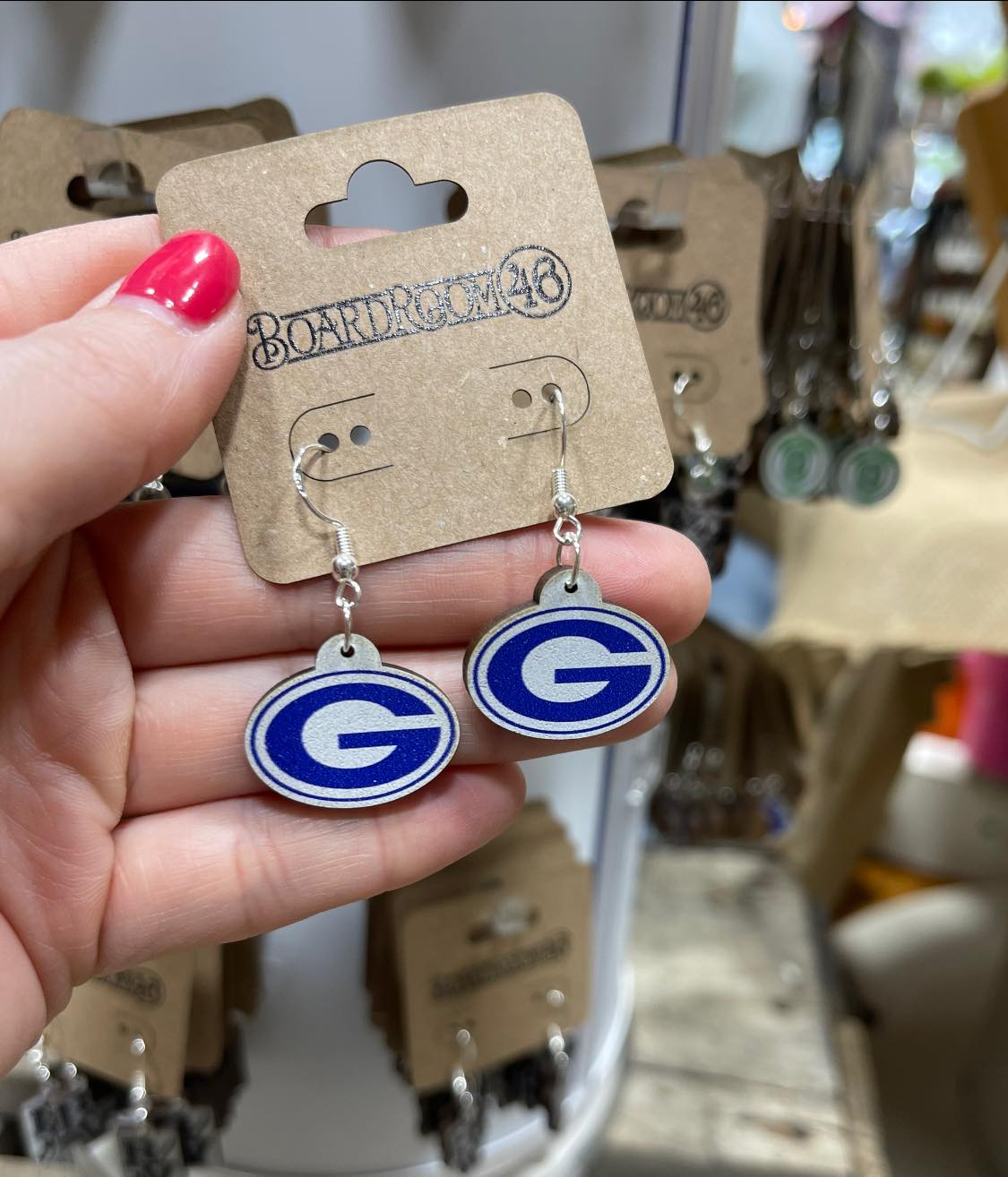 SCHOOL LOGO/MASCOT EARRINGS