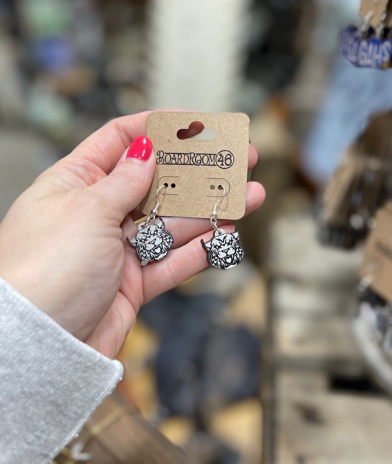 SCHOOL LOGO/MASCOT EARRINGS