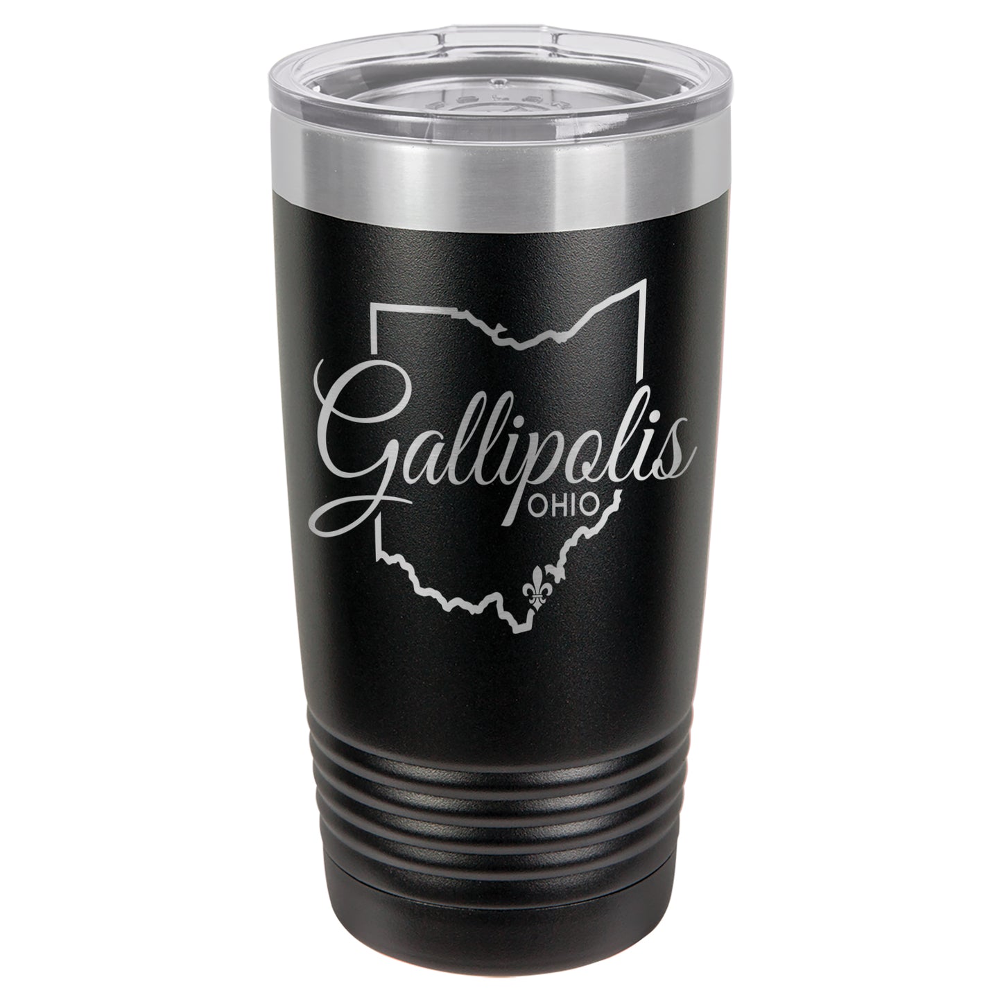 LCUP008 Gallipolis Script - State Shape