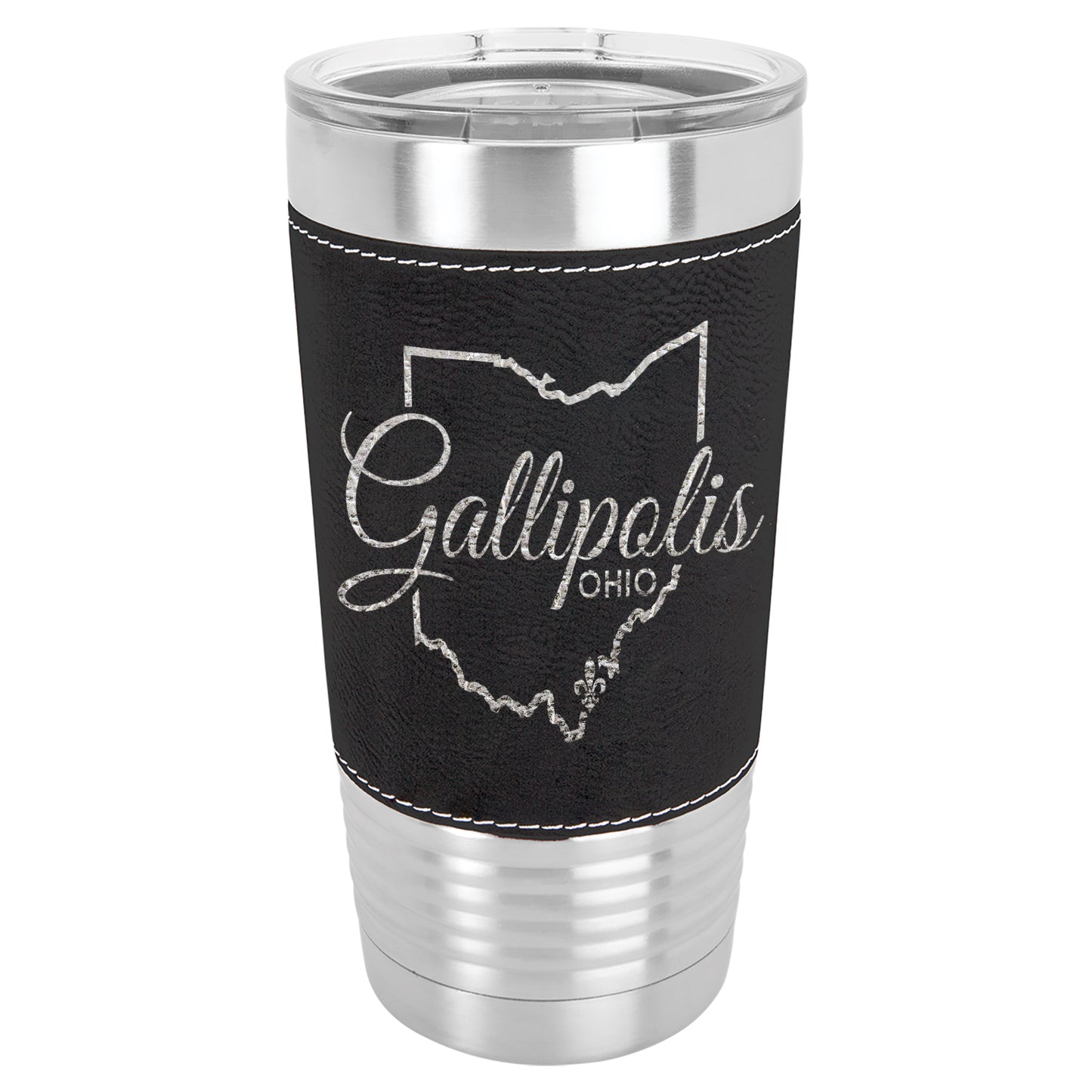 LCUP008 Gallipolis Script - State Shape