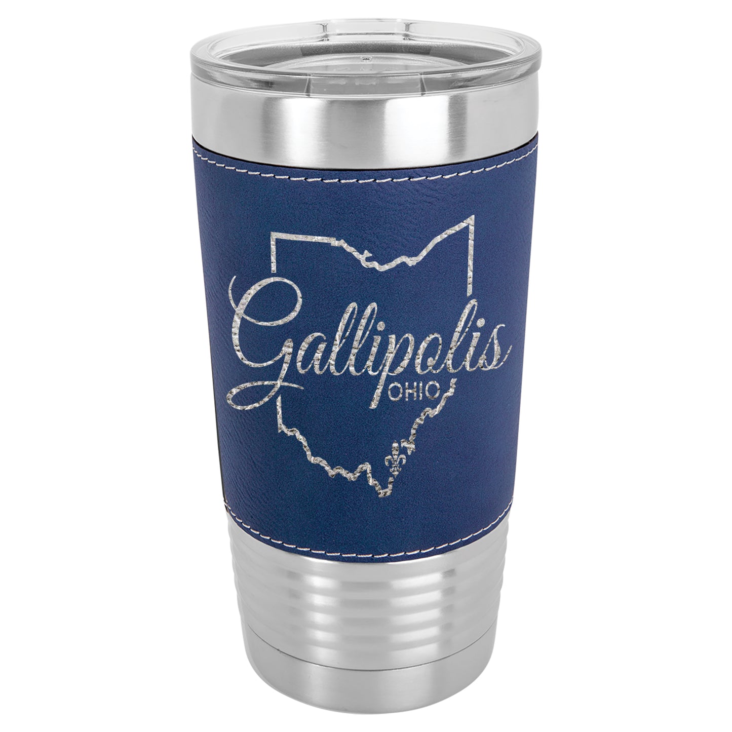 LCUP008 Gallipolis Script - State Shape