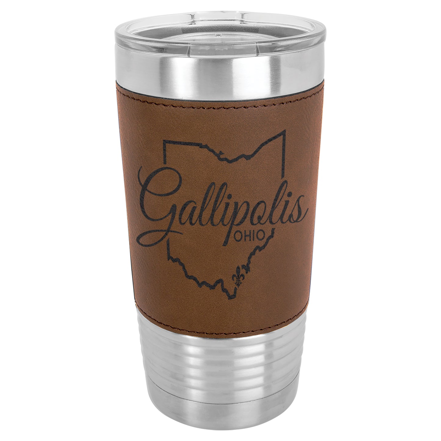 LCUP008 Gallipolis Script - State Shape