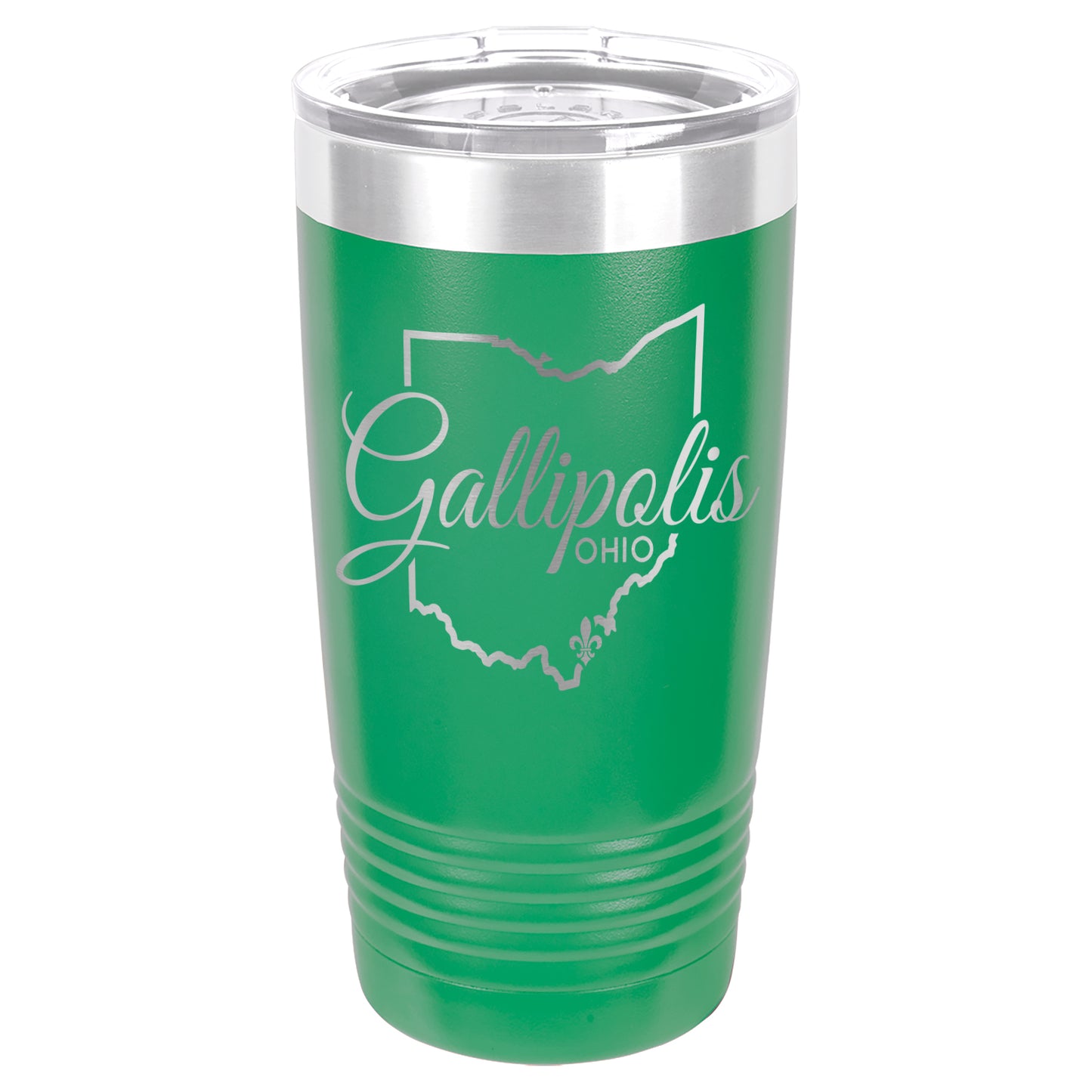 LCUP008 Gallipolis Script - State Shape