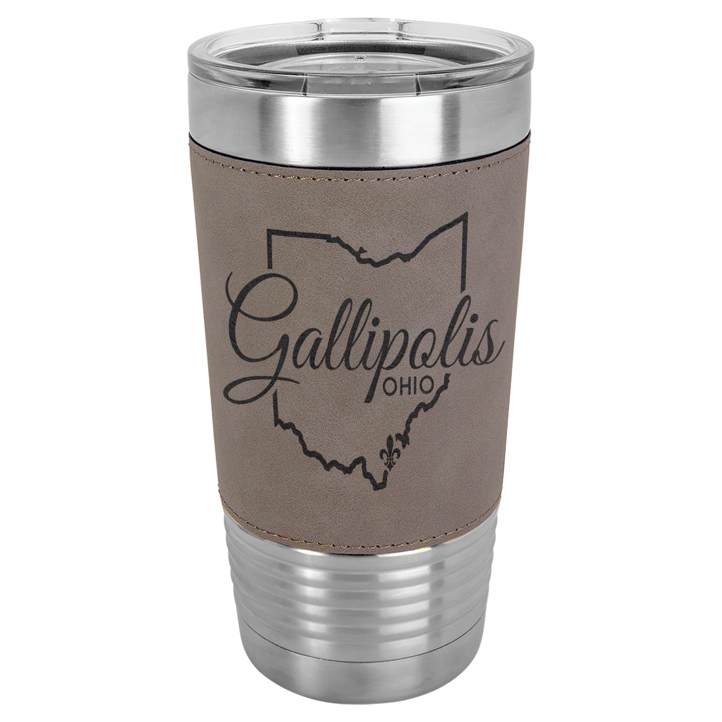 LCUP008 Gallipolis Script - State Shape