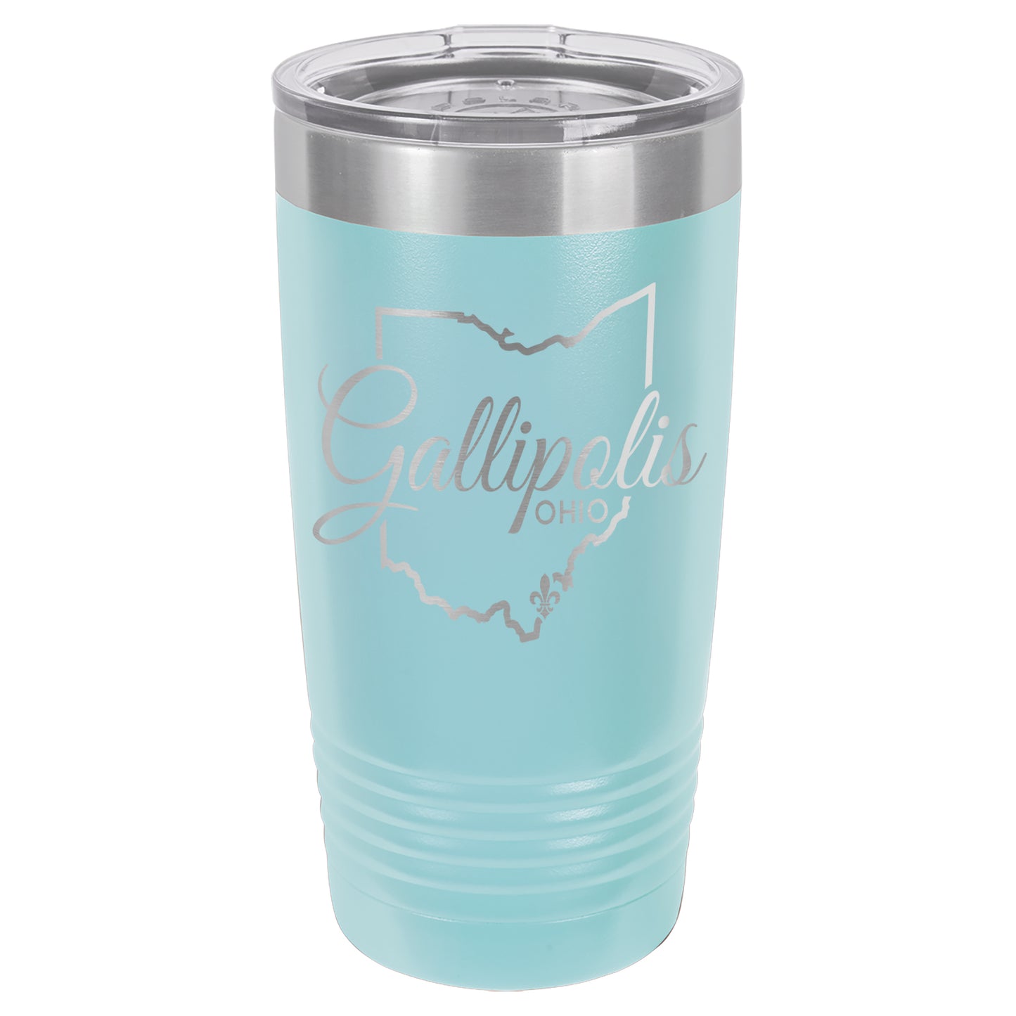 LCUP008 Gallipolis Script - State Shape