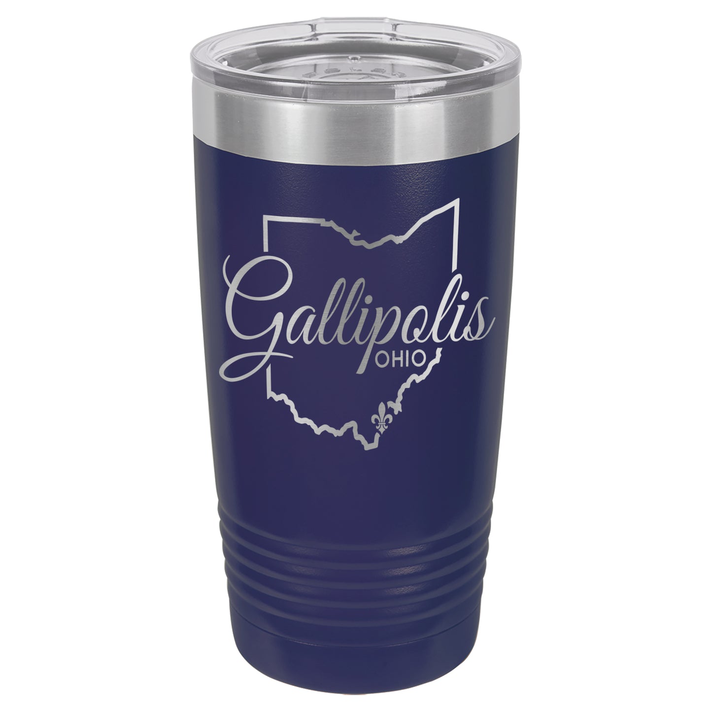 LCUP008 Gallipolis Script - State Shape