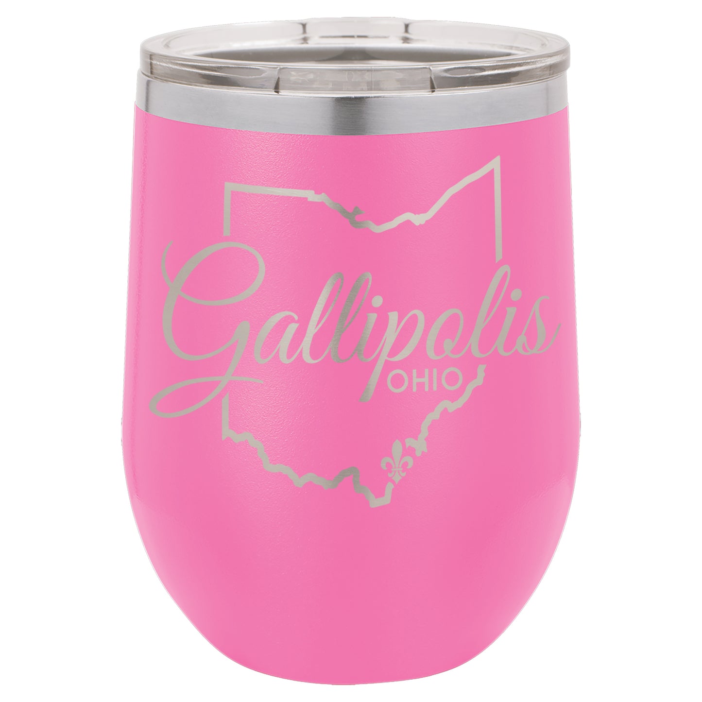 LCUP008 Gallipolis Script - State Shape