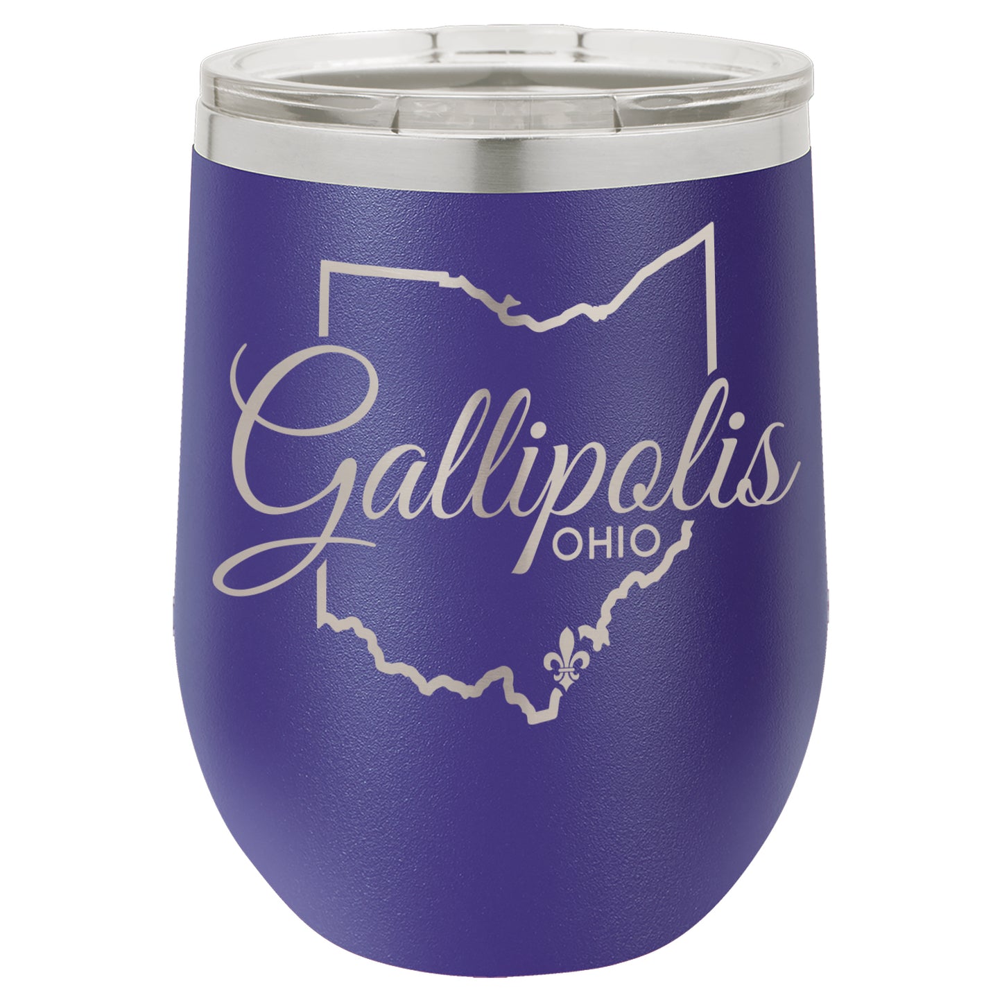 LCUP008 Gallipolis Script - State Shape