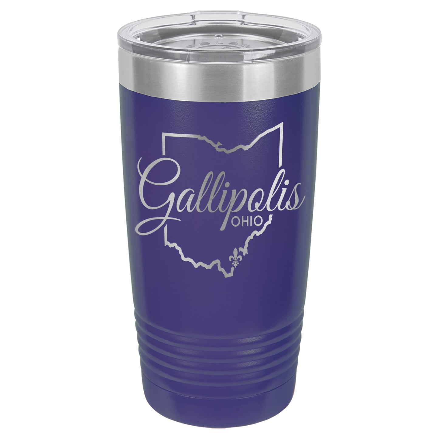 LCUP008 Gallipolis Script - State Shape