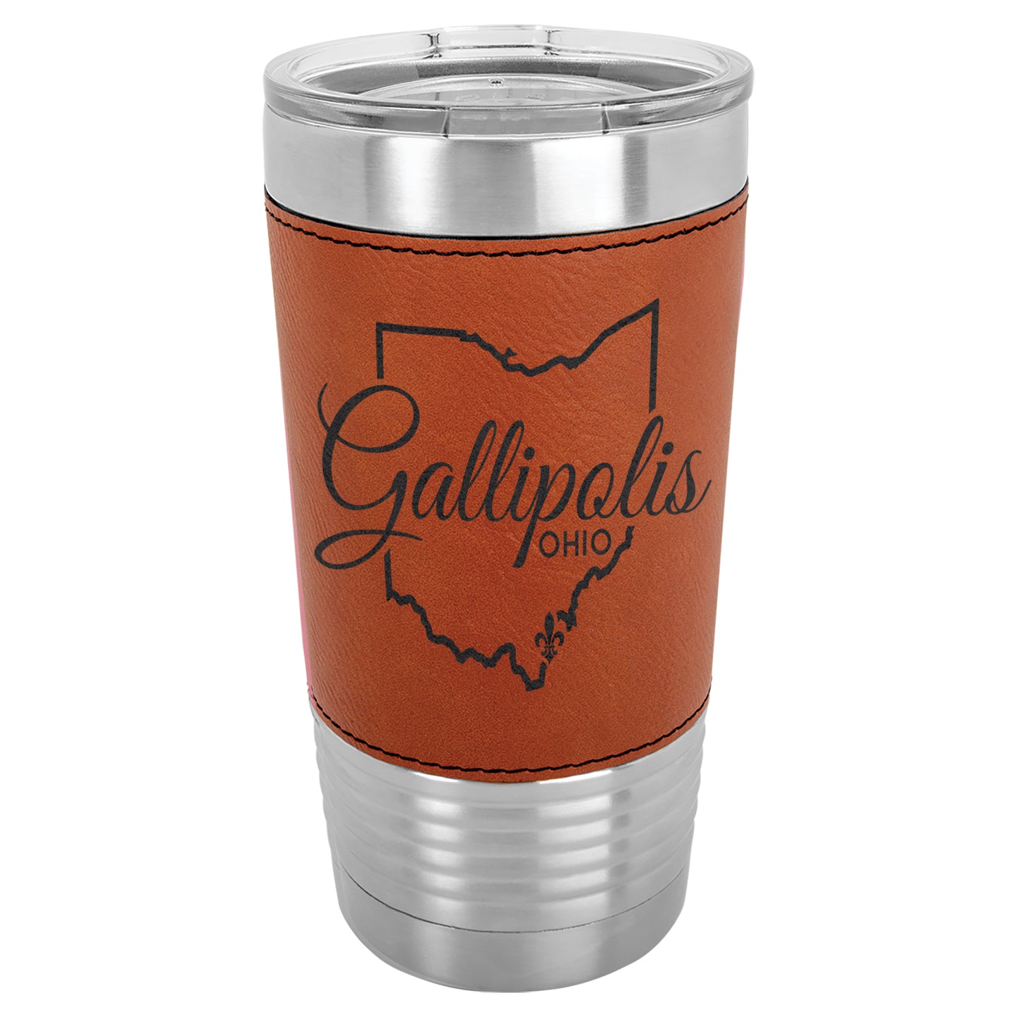 LCUP008 Gallipolis Script - State Shape