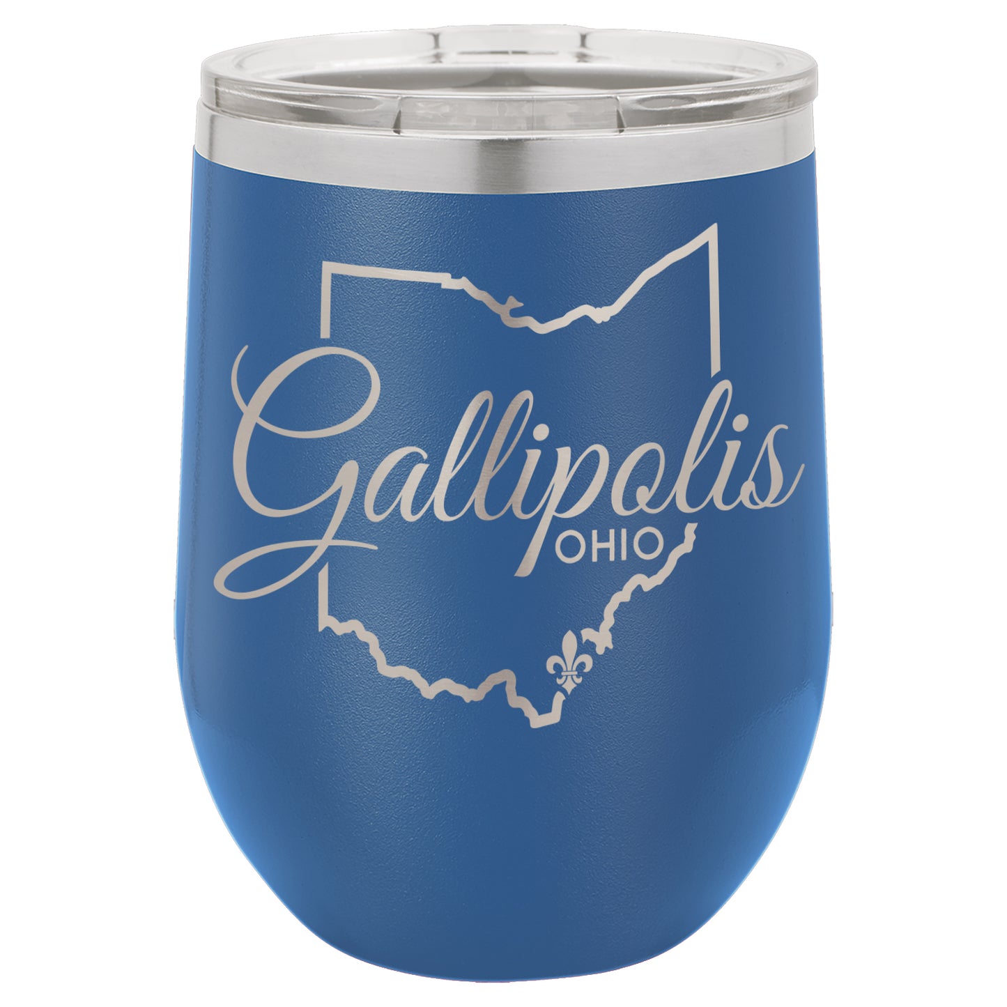 LCUP008 Gallipolis Script - State Shape