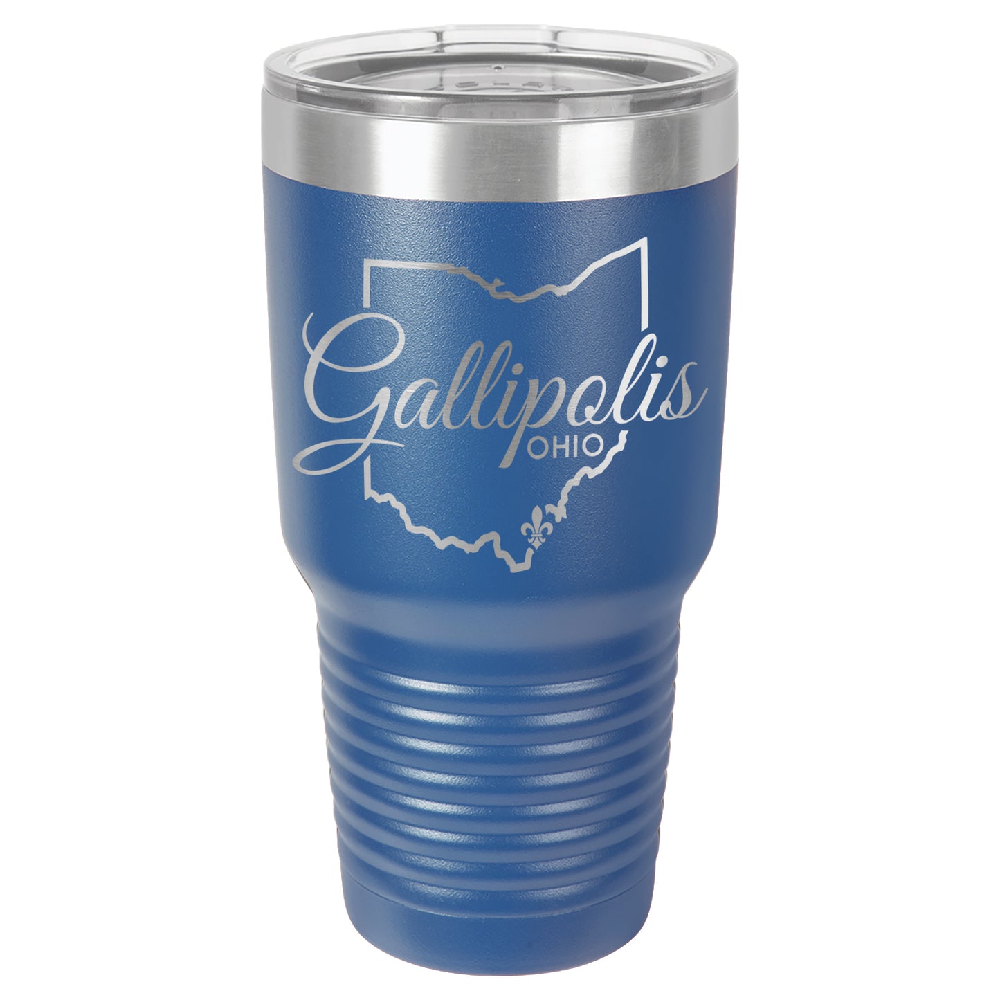 LCUP008 Gallipolis Script - State Shape