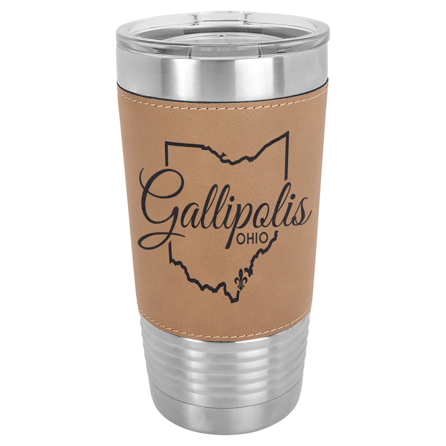 LCUP008 Gallipolis Script - State Shape