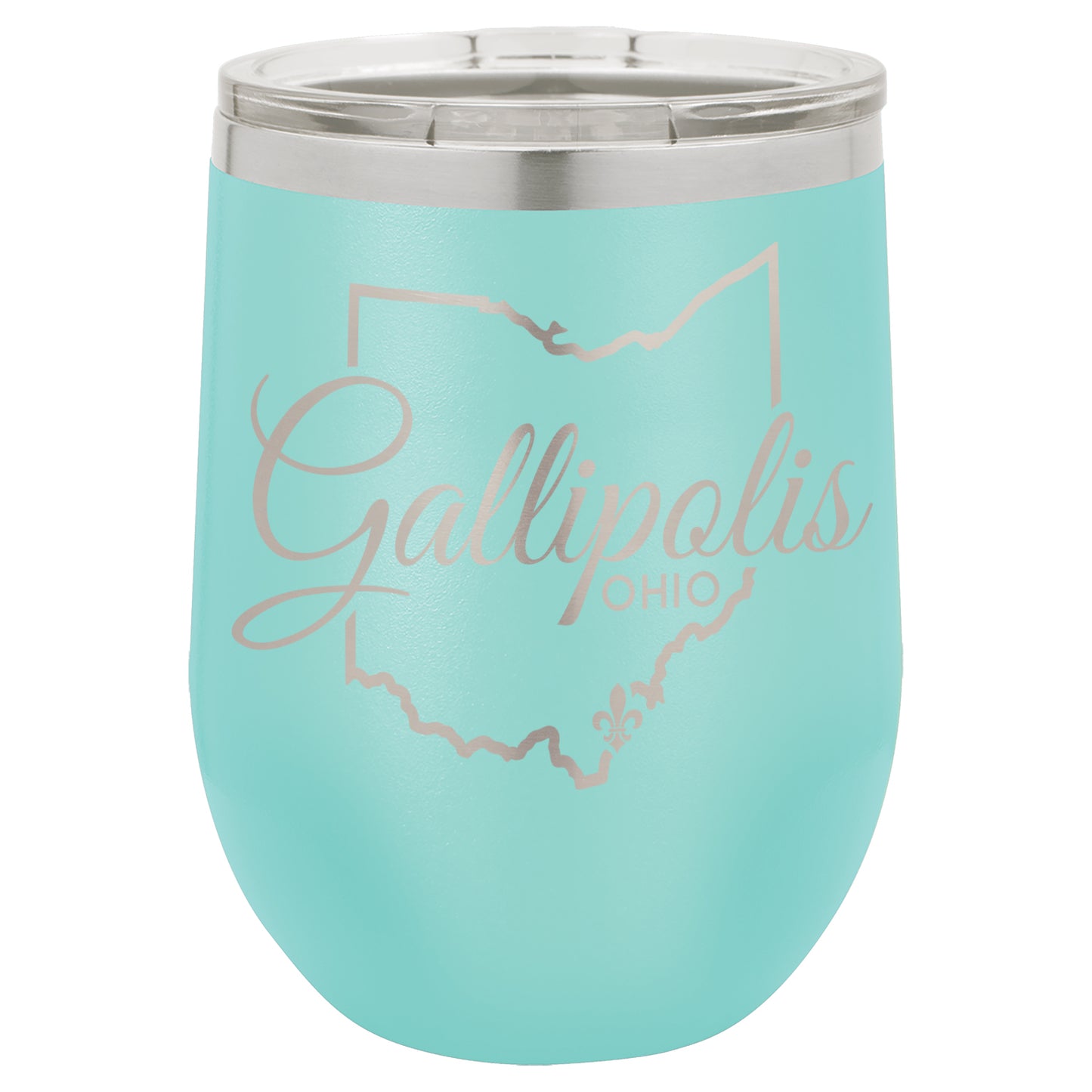 LCUP008 Gallipolis Script - State Shape