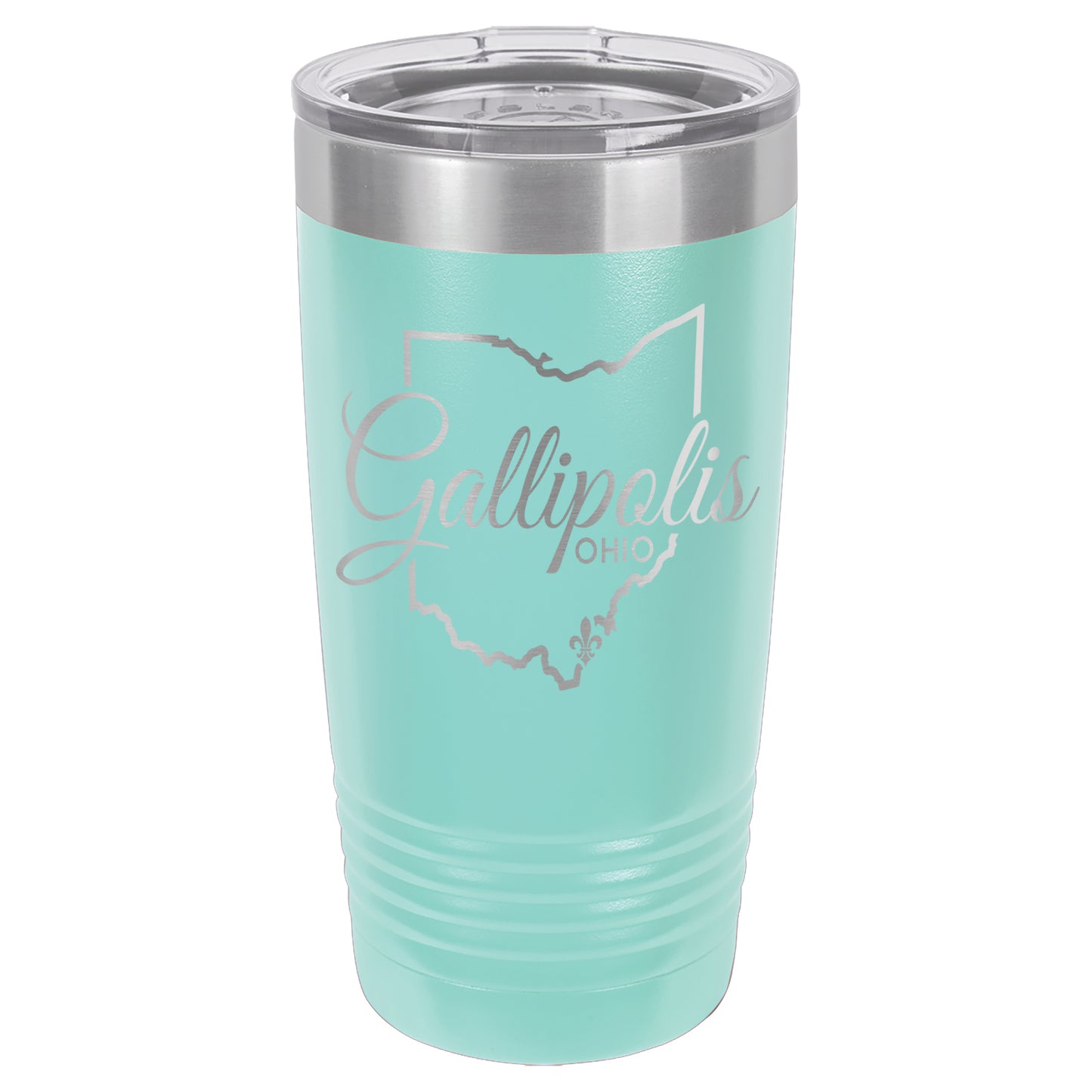 LCUP008 Gallipolis Script - State Shape