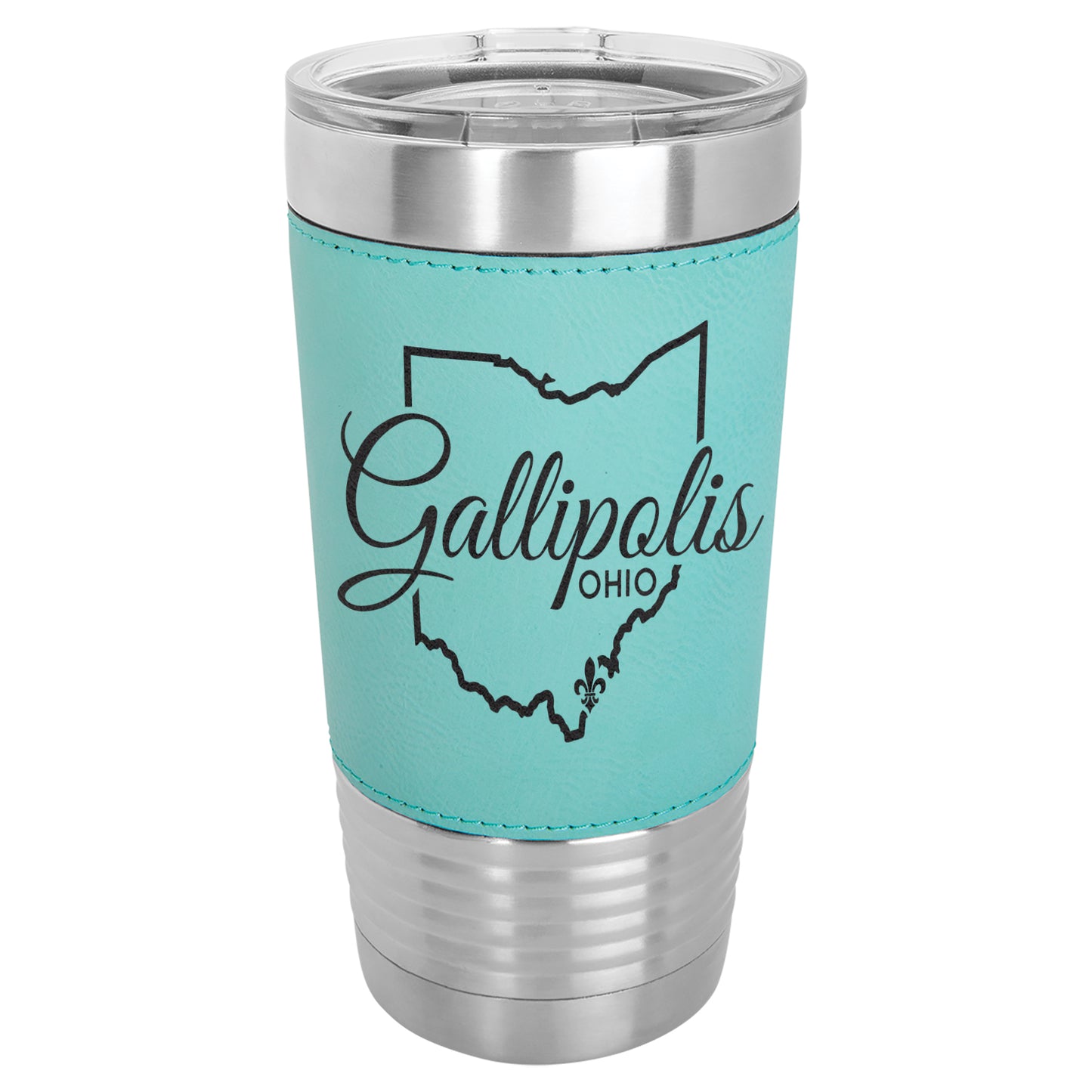 LCUP008 Gallipolis Script - State Shape