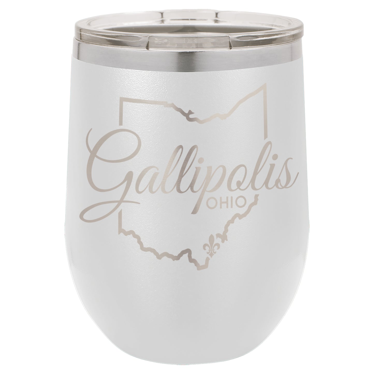 LCUP008 Gallipolis Script - State Shape