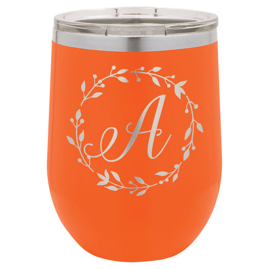 LCUP106 - Personalized - Monogram with Wreath