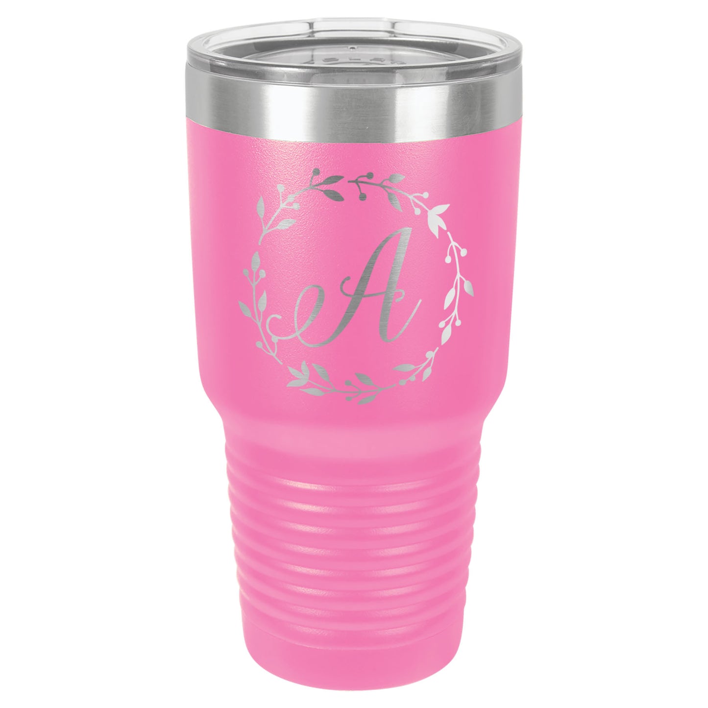 LCUP106 - Personalized - Monogram with Wreath