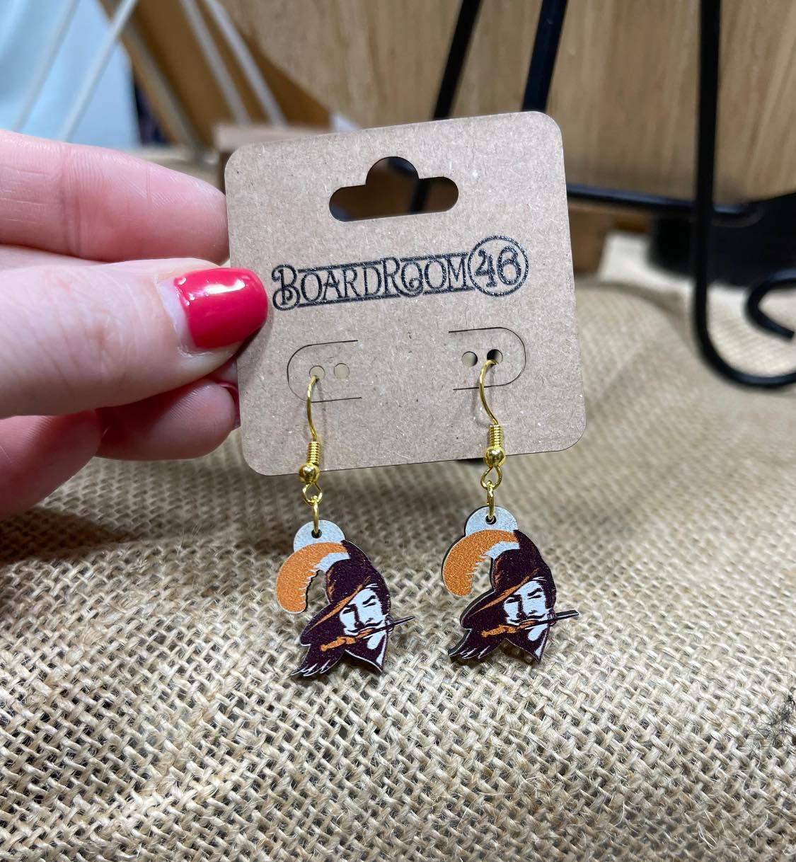 SCHOOL LOGO/MASCOT EARRINGS